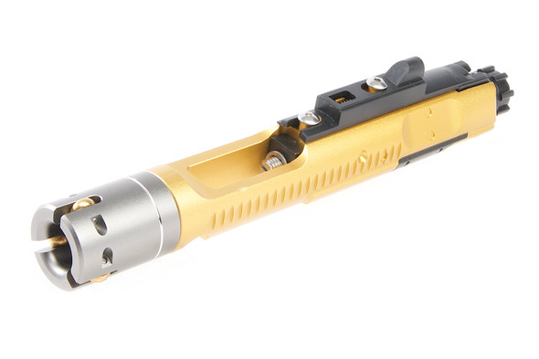 G&P MWS Forged Aluminum Complete Bolt Carrier Group Set for G&P Buffer Tube - Gold