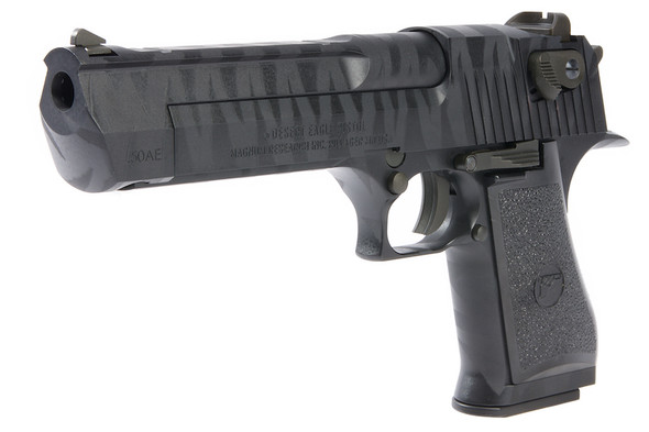 Cybergun Desert Eagle Tiger Stripe .50AE GBB Airsoft Pistol - Black (by WE)