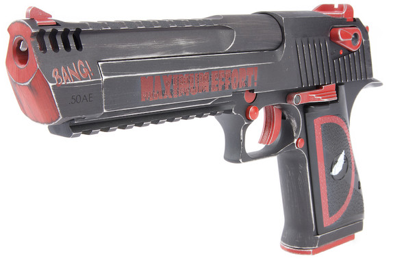 Cybergun 'DeadPool Painted Version' Desert Eagle L6 .50AE GBB Airsoft Pistol (by WE)