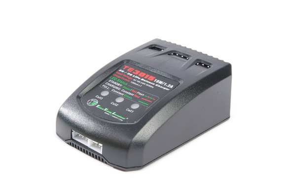 WE Lipo Battery Charger TE3015 Balance Charger (2-3 cells) for 7.4v / 11.1v Battery - UK Plug (Black)