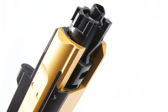 G&P MWS Forged Aluminum Complete Bolt Carrier Group Set for Tokyo Marui Buffer Tube - Gold