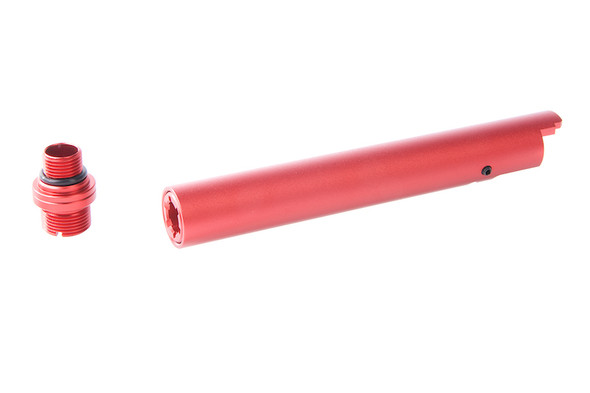 Nine Ball 'FIXED' Non-Recoil 2Way Outer Barrel for Hi-Capa 5.1 GBB Series - Red