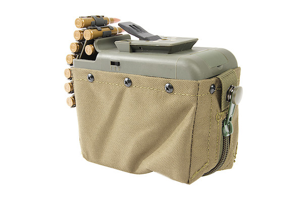 ARES LMG Box Magazine (1100 rounds AEG Magazine) - OD