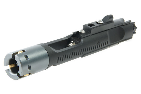 G&P MWS Forged Aluminum Complete 4-6 Bolt Carrier Group Set for Tokyo Marui MWS GBB Buffer Tube - Black