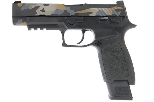 RWC SIG AIR P320 M17 6mm GBB Airsoft Pistol (Cerakote Autumn Dazzle Pattern Slide & Black Frame)