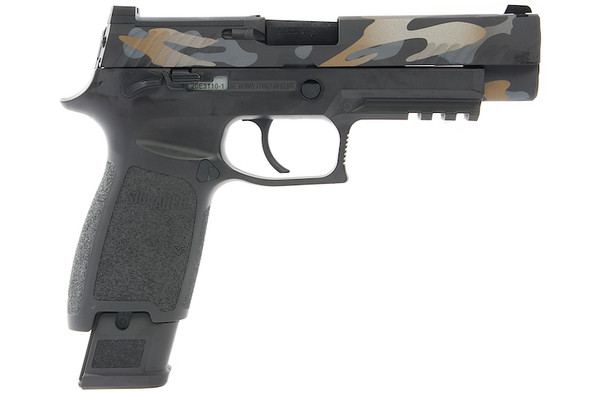 RWC SIG AIR P320 M17 6mm GBB Airsoft Pistol (Cerakote Autumn Dazzle Pattern Slide & Black Frame)
