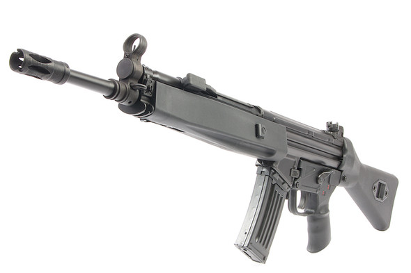 LCT HK33 A2 (LK33A2) Airsoft AEG Rifle - Black