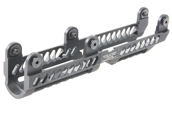 5KU AK Upper Handguard (Zenitco B-31N Classic Low Profile) for LCT/GHK AK AEG/GBBR Airsoft-BK (V2 2023 Version)