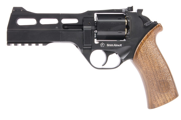 BO Manufacture Chiappa Rhino 50DS .357 Magnum Style Airsoft Revolver (CO2) - Black (by Wingun)