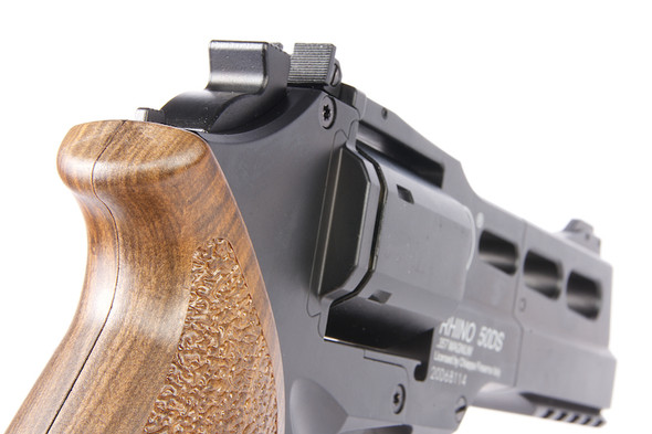 BO Manufacture Chiappa Rhino 50DS .357 Magnum Style Airsoft Revolver (CO2) - Black (by Wingun)