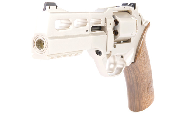 BO Manufacture Chiappa Rhino 50DS .357 Magnum Style Airsoft Revolver (CO2) - Silver (by Wingun)