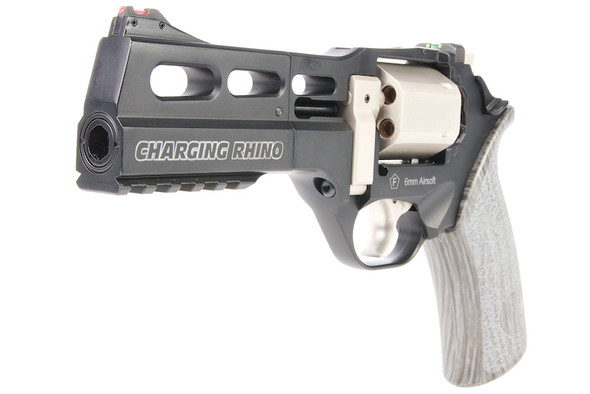 BO Manufacture Chiappa Rhino 50DS .357 Magnum Airsoft Revolver (CO2) Limited Edition - Black (by Wingun)