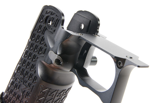 Airsoft Masterpiece Hi Capa Grip (Aluminum, Type 20 (STAC Style) - Black