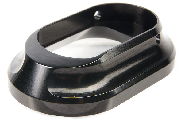 Airsoft Masterpiece Hi Capa Magwell (Hugh) for Aluminum Grip - Black (No Marking)