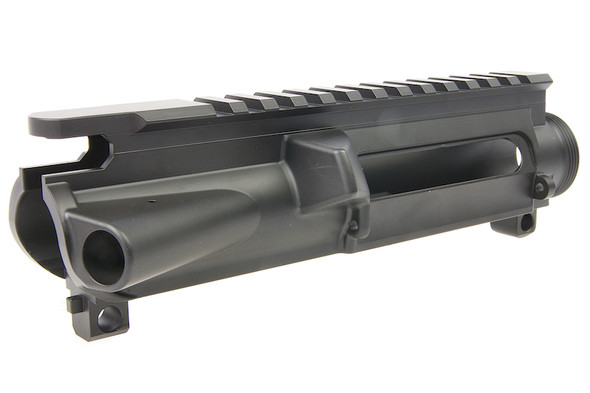 G&P MWS Forged Aluminum M4 Upper Receiver w/ Hopup Chamber(Cerakote Black Finish)for Marui M4A1 MWS GBBR