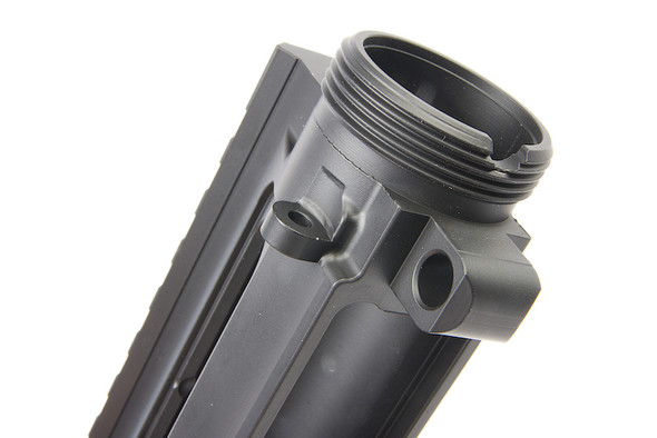 G&P MWS Forged Aluminum M4 Upper Receiver w/ Hopup Chamber(Cerakote Black Finish)for Marui M4A1 MWS GBBR