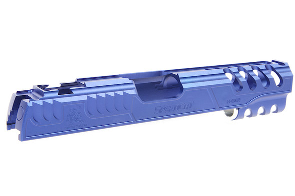 Airsoft Masterpiece Slide 5.1 (Limcat 'SpeedCat') for Tokyo Marui Hi-Capa / 1911-Blue(New Pattern)