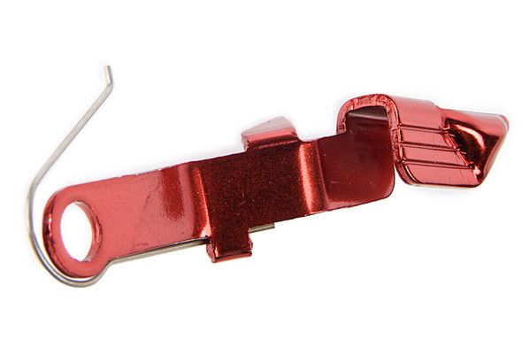 Guarder Extended Slide Stop for Tokyo Marui G19 Gen 3 / G17 Gen 4 GBB Airsoft Pistol - Red