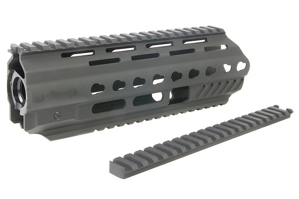 Angry Gun L85A3 Conversion Kit for WE GBB Version (w/ Rail System, Top Rail, Gas Block & Gas Piston)-BK