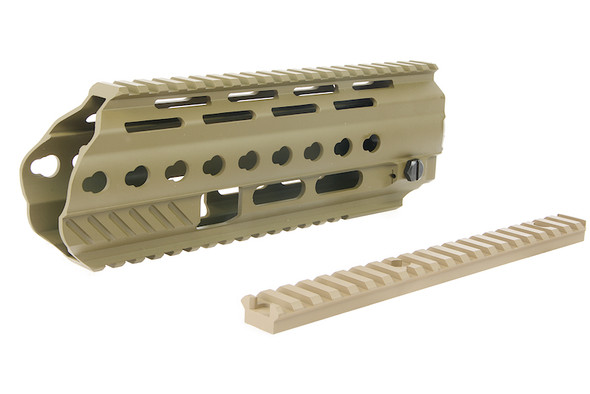 Angry Gun L85A3 Conversion Kit for ICS AEG Version (w/ Rail System, Top Rail, Gas Block & Gas Piston)