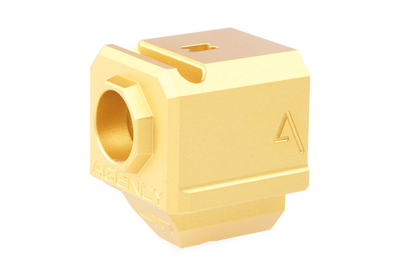RWA Agency Arms 417 Compensator (Single Port, 14mm CCW) - Gold