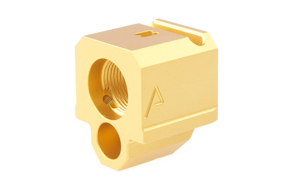 RWA Agency Arms 417 Compensator (Single Port, 14mm CCW) - Gold