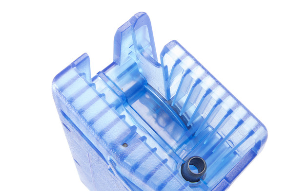 WoSport Speedloader (BB Loader) for M4 AEG Magazine (1000 rounds) - Transparent Blue