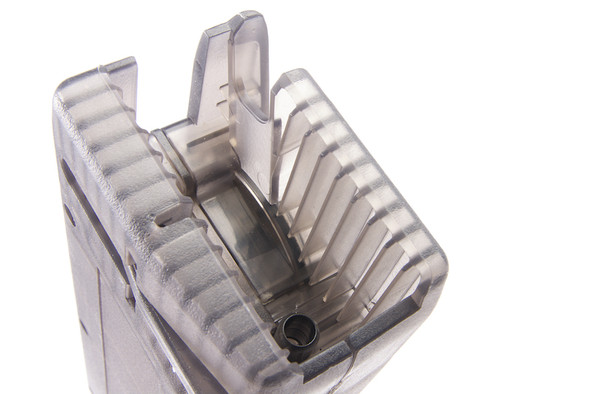 WoSport Speedloader (BB Loader) for M4 AEG Magazine (1000 rounds) - Transparent Black