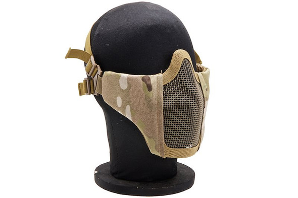 WoSport Half Face Airsoft Mask (Glory) - Multicam
