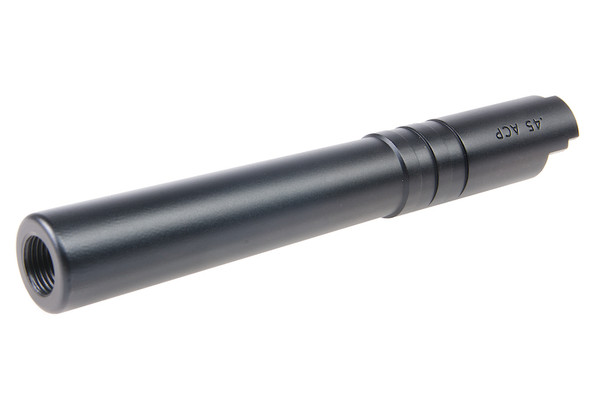 Airsoft Masterpiece Hi Capa Outer Barrel .45 Threaded Aluminum - Black