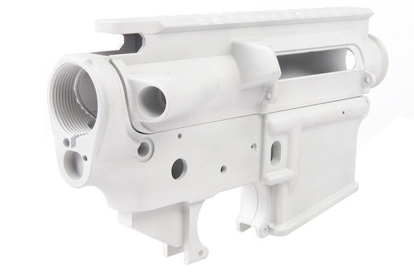 G&P Blank MWS Forged Aluminum M4 Receiver Set w/ Hop-Up Chamber for Tokyo Marui M4A1 MWS GBBR