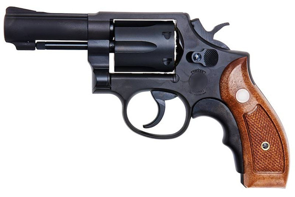 Tanaka S&W M13 FBI Special Heavy Weight Ver.3 Gas Revolver - Black