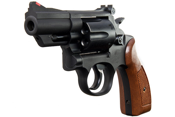 Tanaka S&W M19 Combat Magnum 2.5 Inch Heavy Weight Gas Revolver - Black