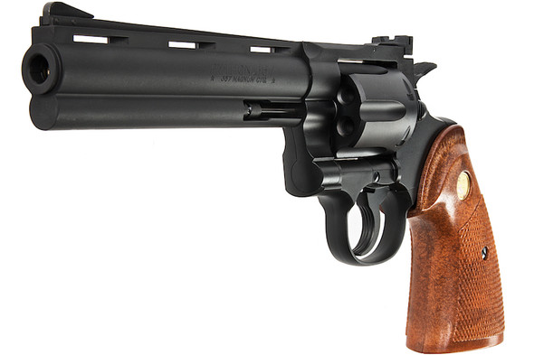 Tanaka Colt Python .357 Magnum R-Model 6 Inch Heavy Weight Gas Airsoft Revolver - Black