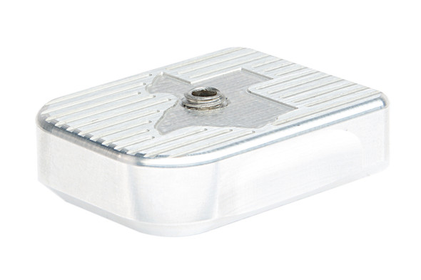 Airsoft Masterpiece Hi Capa Magazine Base (S Style Aluminum) - Silver