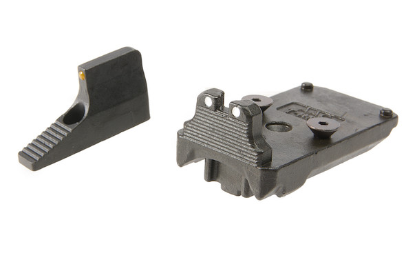 Action Army AAP01 GBB Airsoft Front Sight Set & RMR Adapter (Steel)
