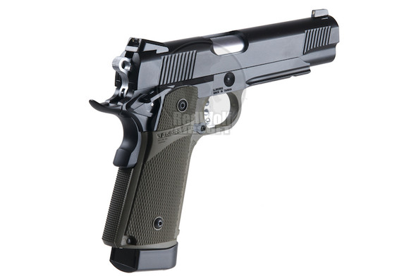 KJ Works Hi Capa Green Gas Airsoft Pistol (KP-05) (Included Green Gas & CO2 Magazine) - OD Grip