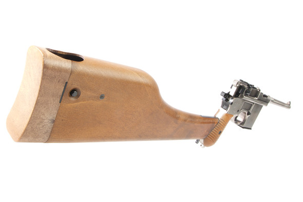 WE Mauser M712 Green Gas Airsoft Pistol - Silver