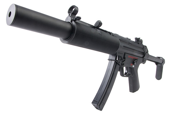 ICS MP5 SD6 CES Retractable Stock Airsoft AEG Rifle - Black