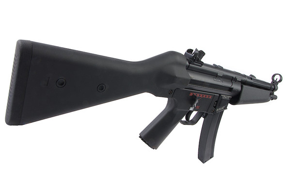 ICS MP5A4 CES Fixed Stock Airsoft AEG Rifle - Black
