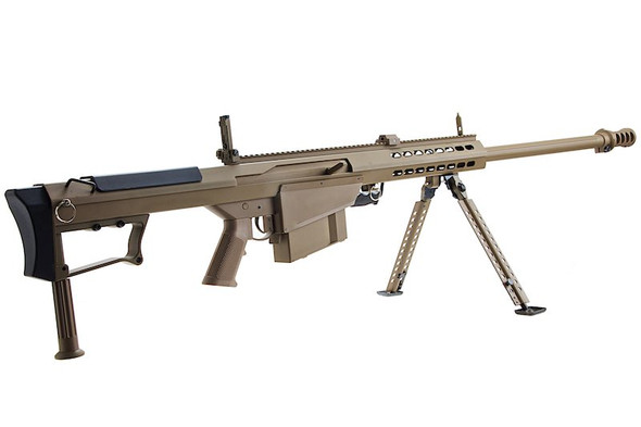 Snow Wolf BARRETT M107A1 Airsoft Sniper Rifle - Tan (Spring Power)