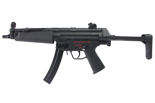 ICS MP5 A5 CES-P S3 Retractable Stock Airsoft AEG Rifle (SSS V2 E-Trigger) - Black