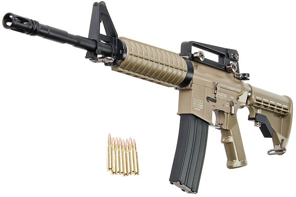 Blackcat Airsoft 1/2 Scale Min Model Gun M4A1 (Shell Ejection) - Tan