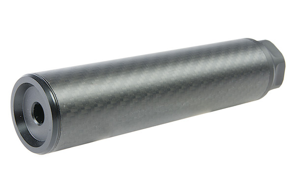 Silverback Carbon Dummy Airsoft Suppressor (Short) for SRS A2/M2 (24mm CW)