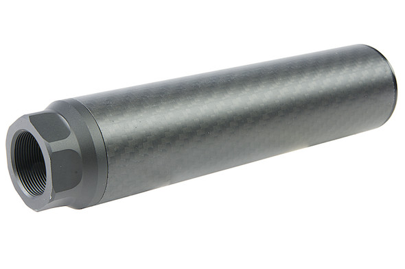 Silverback Carbon Dummy Airsoft Suppressor (Short) for SRS A2/M2 (24mm CW)