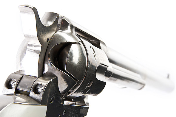 King Arms SAA .45 Peacemaker Revolver L- Silver (Gas Version)
