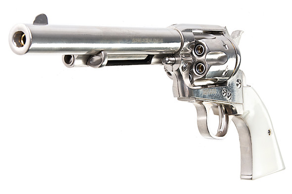 King Arms SAA .45 Peacemaker Revolver M - Silver (Gas Version)
