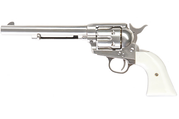 King Arms SAA .45 Peacemaker Revolver M - Silver (Gas Version)