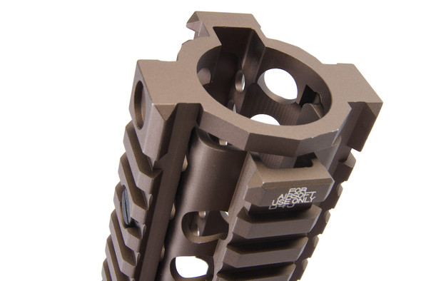 EMG Licensed CNC Aluminum Daniel Defense 12.5 inch M4A1 RIS II (FSP) Airsoft Handguard - DE