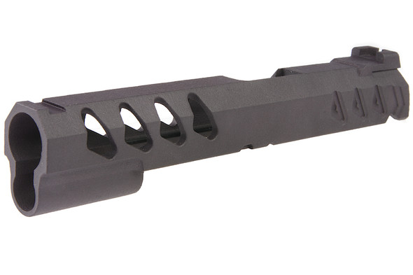 Airsoft Masterpiece Slide 5.1 (Warout Custom 3D Print) (Ver.2) for Tokyo Marui Hi Capa/1911 GBB - BK